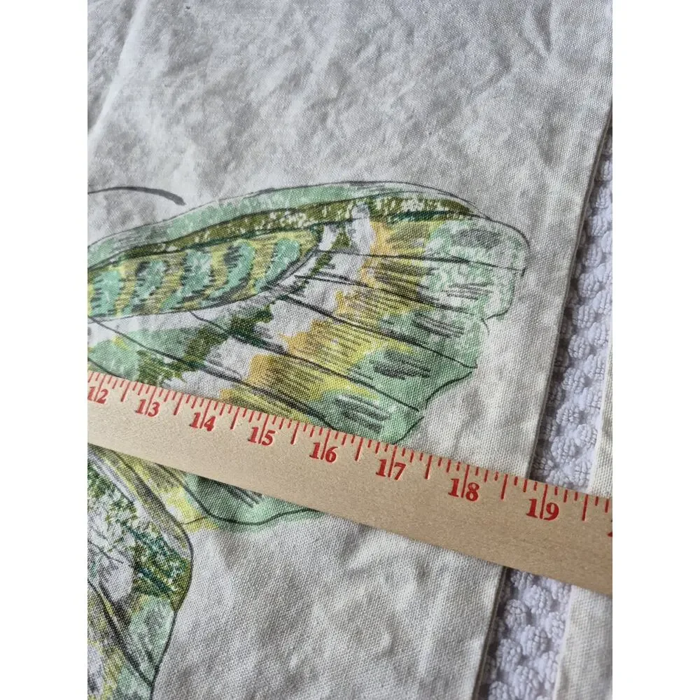 💥 2 Ikea ROTFJARIL Butterfly Print Throw Pillow Cushion Cover 20